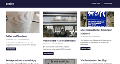 Desktop Screenshot of gooble.de